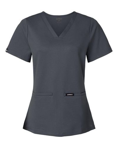 Jaanuu Women's Cesi Ultrasoft Scrub V-Neck Top image thumbnail
