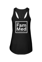 Image of Women's Ideal Racerback Tank - 1969 Fam Med Logo-DTG