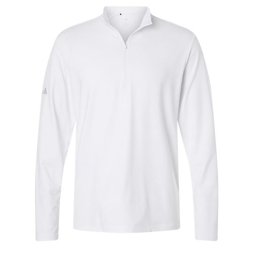 Adidas Men's Textured Stripe Quarter-Zip Pullover  image thumbnail