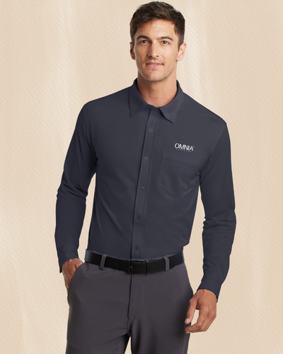 Port Authority Dimension Knit Dress Shirt image thumbnail