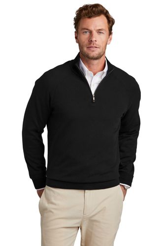 Brooks Brothers Cotton Stretch 1/4-Zip Sweater image thumbnail