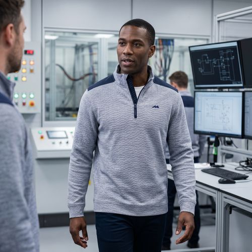 Men's Engineered Quarter Zip image thumbnail