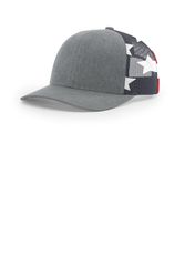 Image of Printed Mesh Trucker Cap - Black Text Logo