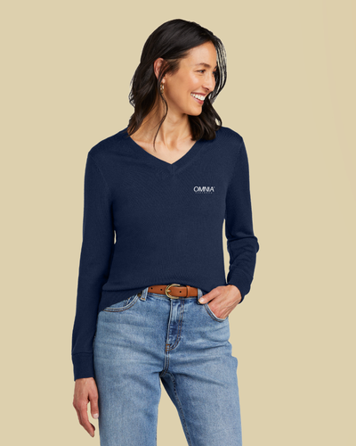 Brooks Brothers Women's Washable Merino V-Neck Sweater image thumbnail