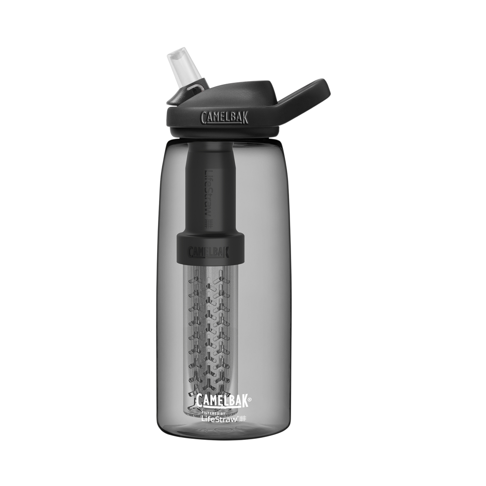 CamelBak eddy+ 32oz Bottle w/LifeStraw Filter, Charcoal primary image