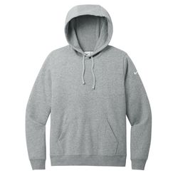 Image of Nike Ladies Club Fleece Sleeve Swoosh Pullover Hoodie
