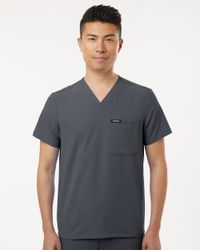 Image of Jaanuu Holmes Everyday 1-Pocket Scrub V-Neck Top