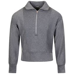 Image of Zero Restriction Regan Zip Mock-Neck Sweatshirt