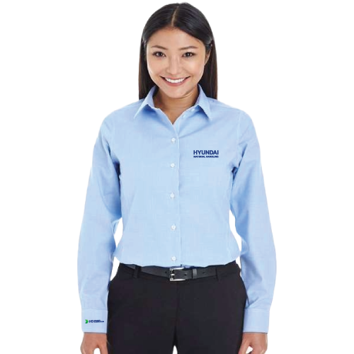 Women's Crown Collection® Royal Dobby Dress Shirt   image thumbnail