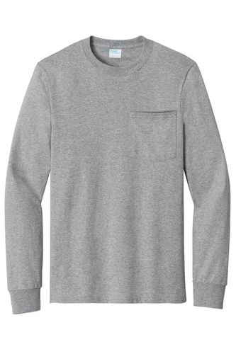 TALL HEAVYWEIGHT COTTON LONG-SLEEVE POCKET TEE image thumbnail TALL HEAVYWEIGHT COTTON LONG-SLEEVE POCKET TEE image thumbnail