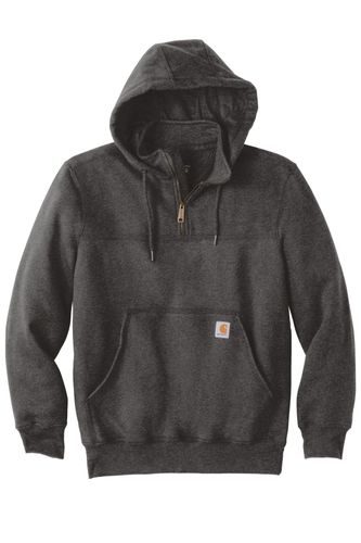 Carhartt Rain Defender Paxton Heavyweight Hooded Zip Mock Sweatshirt image thumbnail
