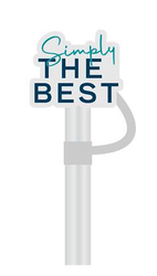 Image of Simply The Best Straw Topper 