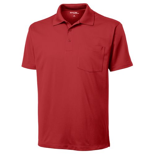 Sport-Tek Micropique Sport-Wick Pocket Polo image thumbnail