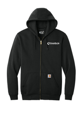 Image of SLA-Carhartt Midweight Hooded Zip-Front Sweatshirt - CTK122 - White