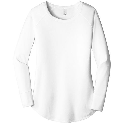 District Made Ladies Perfect Tri Long Sleeve Tunic Tee image thumbnail
