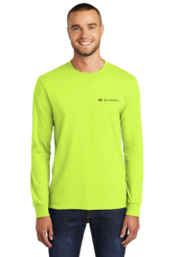 Port & Company Long Sleeve T-Shirt Copy (Logo Front and Back) image thumbnail