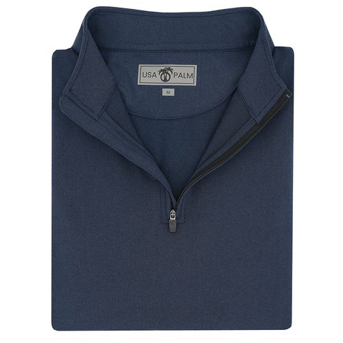USA Palm Heathered 1/4 Zip image thumbnail