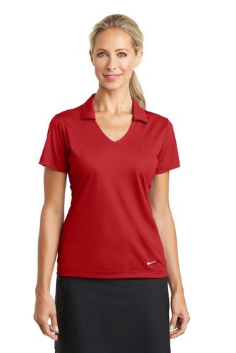 Nike Women's Dri-FIT Vertical Mesh Polo image thumbnail