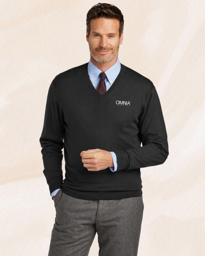 Brooks Brothers ® Washable Merino V-Neck Sweater image thumbnail