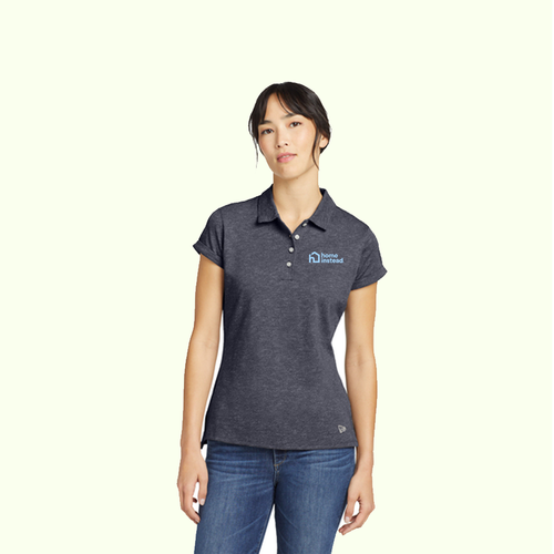CLEARANCE-New Era® Women's Slub Twist Polo image thumbnail