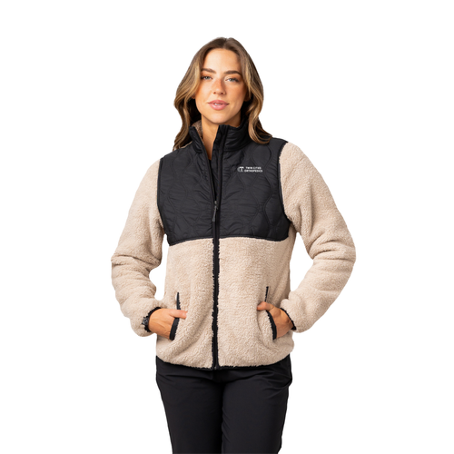 Women's Quilted Teddy Fleece Jacket image thumbnail