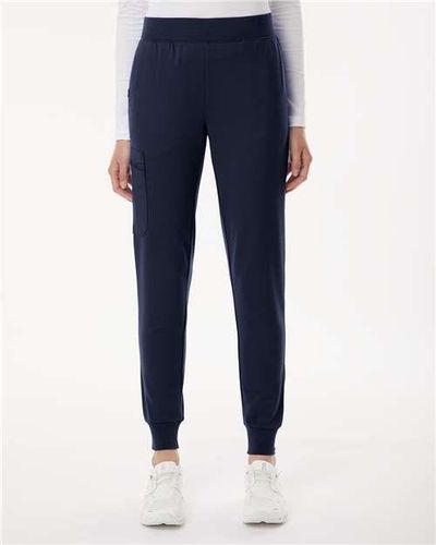 Jaanuu Women's Rubi Ultrasoft Scrub Joggers - Petite Sizes image thumbnail
