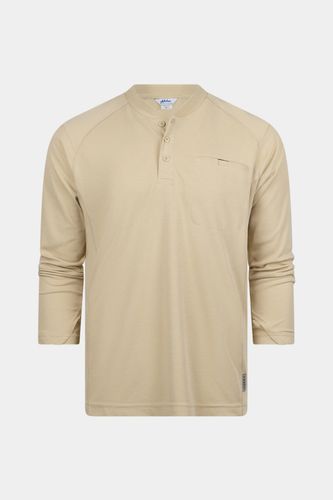 Aloha 6.0 oz. CAT2 FR Inherent Long Sleeve Raglan Henley Shirt Copy (1) image thumbnail