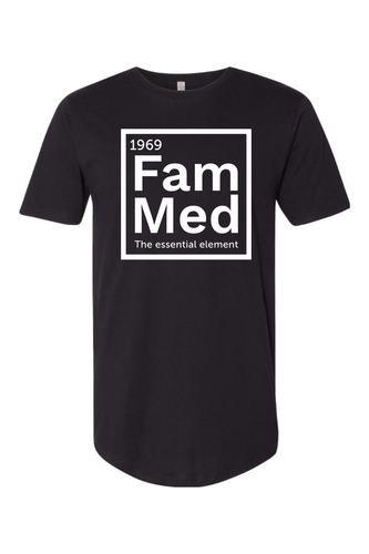 Cotton Long Body Tee - 1969 Fam Med Logo-DTG image thumbnail