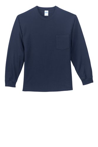 TALL HEAVYWEIGHT COTTON LONG-SLEEVE POCKET TEE image thumbnail TALL HEAVYWEIGHT COTTON LONG-SLEEVE POCKET TEE image thumbnail