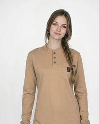Image of LADIES LIGHTWEIGHT HENLEY  