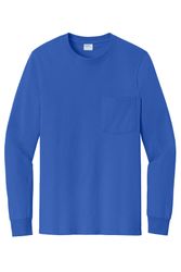 Image of TALL HEAVYWEIGHT COTTON LONG-SLEEVE POCKET TEE 