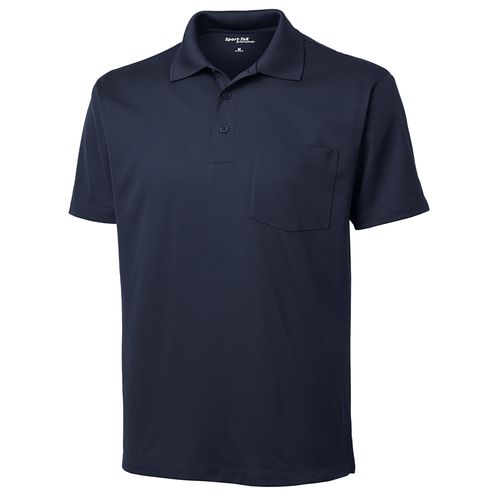 Sport-Tek Micropique Sport-Wick Pocket Polo image thumbnail