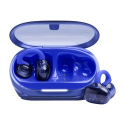 Image of JBL Soundgear Clips True Wireless Open Ear Earbuds, Blue