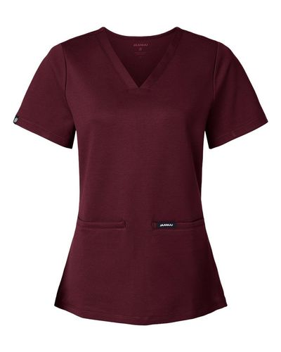 Jaanuu Women's Cesi Ultrasoft Scrub V-Neck Top image thumbnail