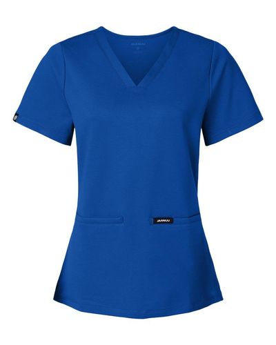 Jaanuu Women's Cesi Ultrasoft Scrub V-Neck Top image thumbnail