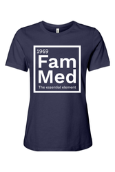 Image of Women's Relaxed Jersey Short Sleeve Tee - 1969 Fam Med Logo - DTG
