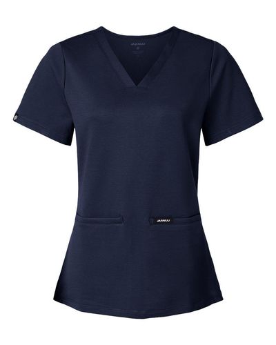 Jaanuu Women's Cesi Ultrasoft Scrub V-Neck Top image thumbnail