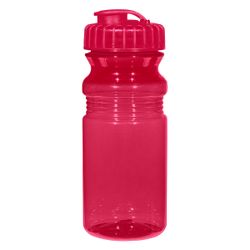 Image of 20 Oz. Poly-Clear™ Fitness Bottle With Super Sipper Lid