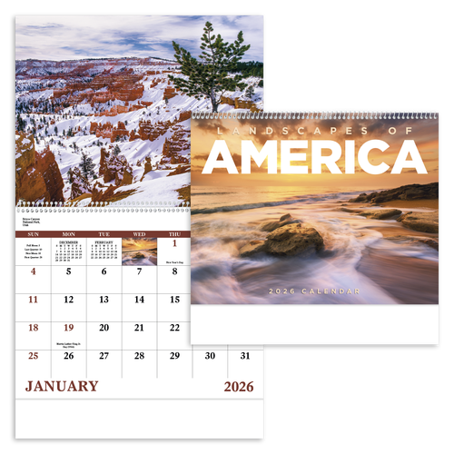 Good Value™ Landscapes of America - Spiral Calendar 7001 Copy (2) image thumbnail