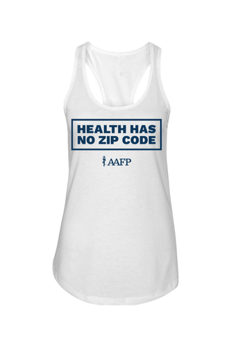 Women's Ideal Racerback Tank - Zip Code Logo - DTG image thumbnail