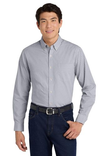 Port Authority Broadcloth Gingham Easy Care Shirt image thumbnail