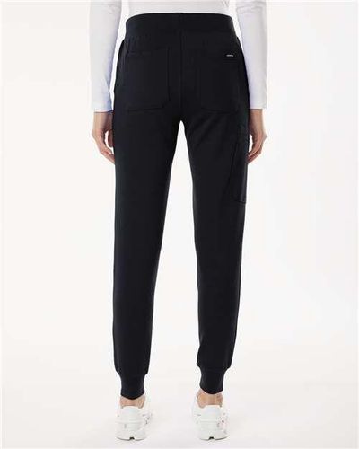 Jaanuu Women's Rubi Ultrasoft Scrub Joggers - Petite Sizes image thumbnail