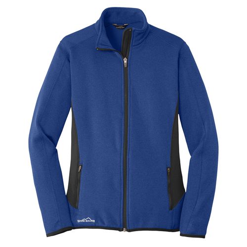 Eddie Bauer Ladies Full-Zip Heather Stretch Fleece Jacket image thumbnail