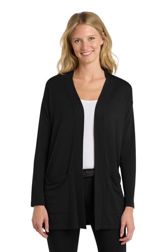 LADIES Port Authority Concept Long Pocket Cardigan - LK5434_Gold image thumbnail