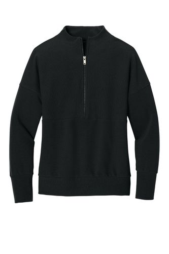 Mercer+Mettle Women's Linear Texture 1/4-Zip image thumbnail