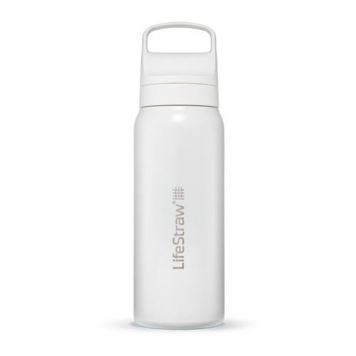 (Min 25) LifeStraw Go 24oz Stainless Steel Filtered Water Bottle IMPRINTABLE image thumbnail