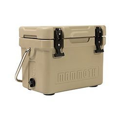 Image of (Min 25) Mammoth Coolers Cruiser 15qt Rotomolded Cooler, Tan