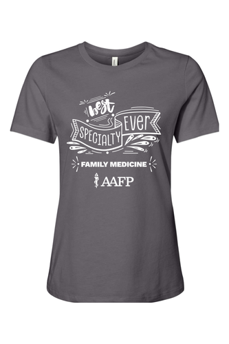 Women's Relaxed Jersey Short Sleeve Tee - Best Specialty Logo - DTG image thumbnail
