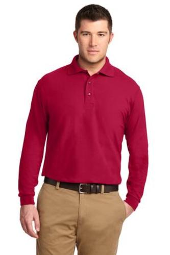 MEN'S Port Authority Long Sleeve Silk Touch Polo - K500LS_1Clr image thumbnail