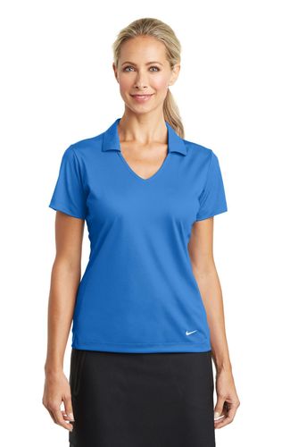 Nike Women's Dri-FIT Vertical Mesh Polo image thumbnail